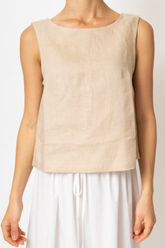 Bluza Fara Maneci, din In Bej