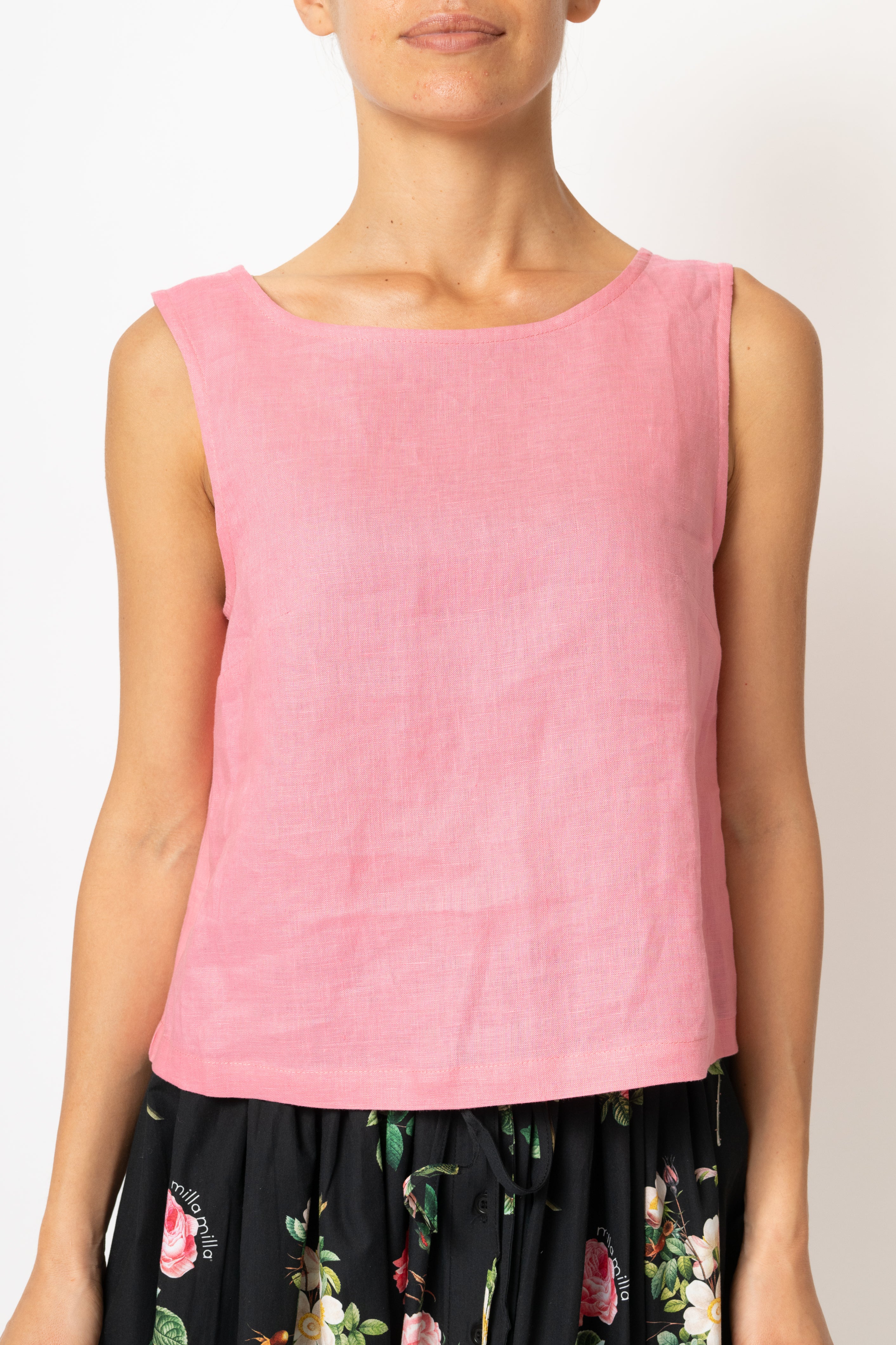Bluza Fara Maneci, din In Roz