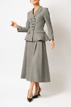 Wool Blazer, Grey
