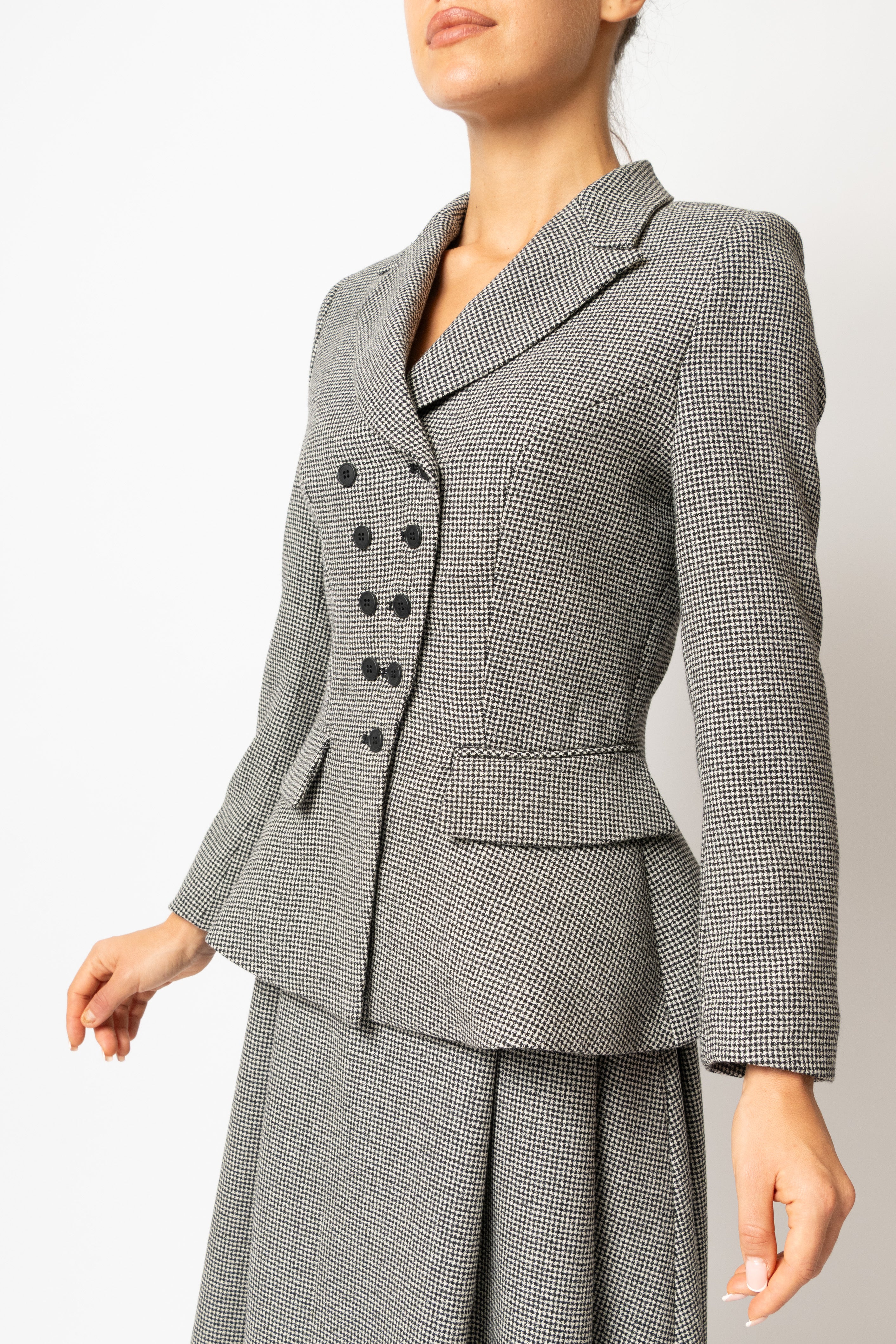 Wool Blazer, Grey