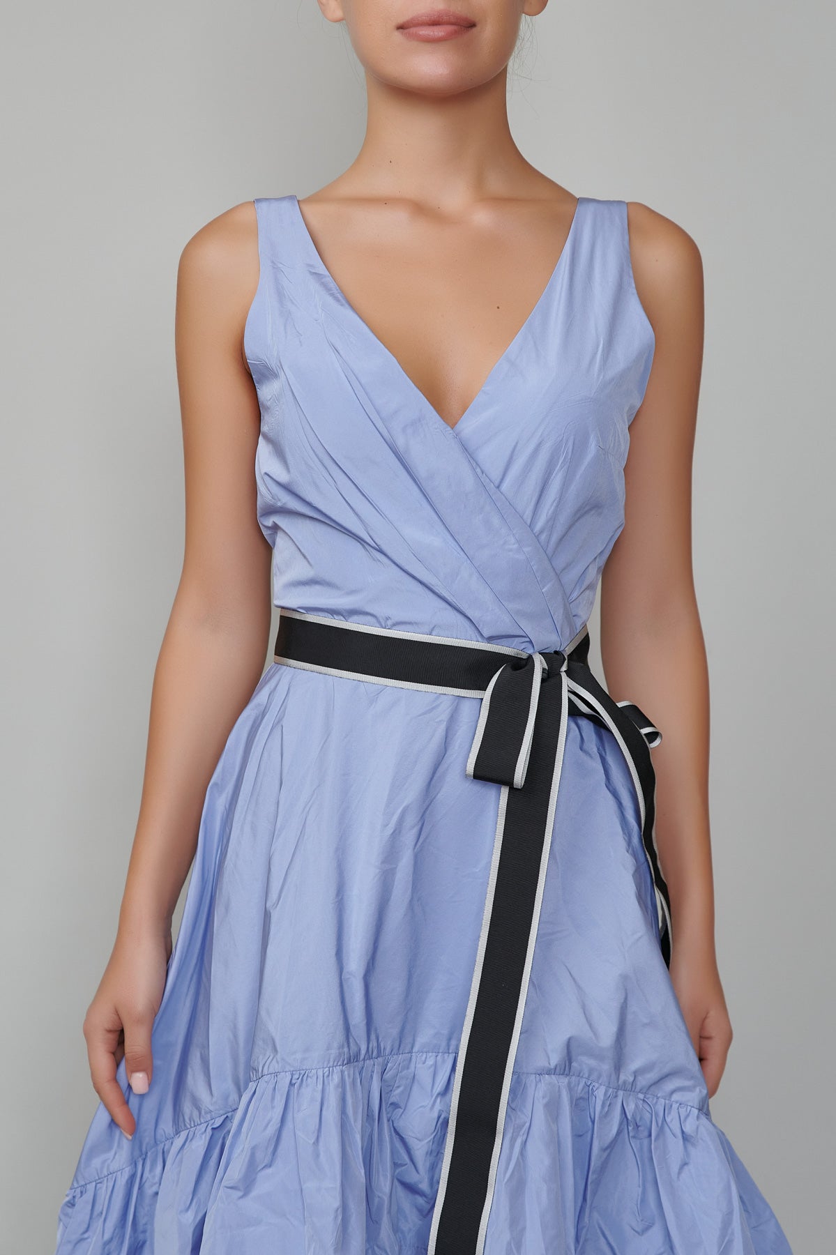 Rochie lunga din tafetta liliac