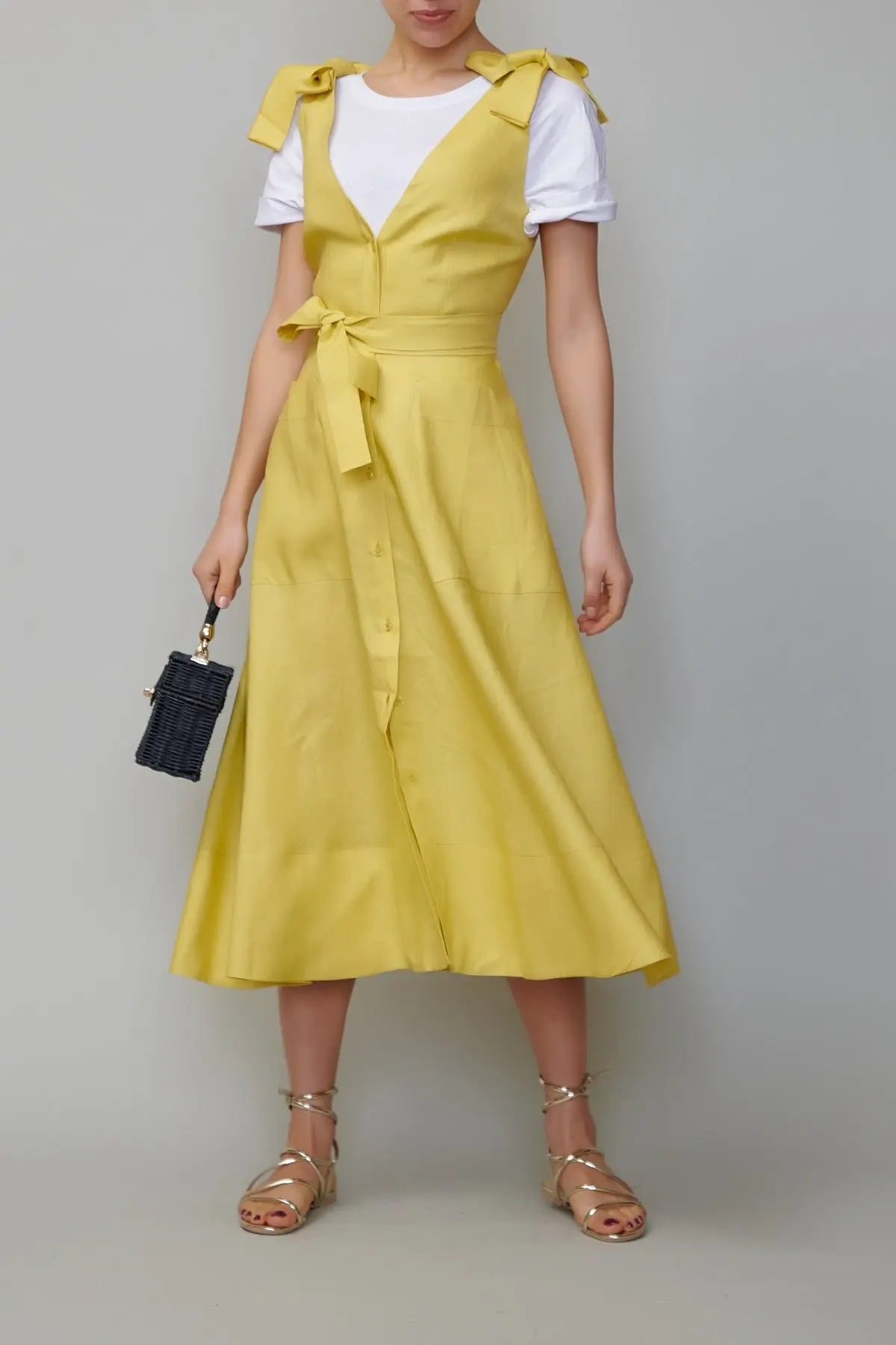 Sarafan din in galben milla milla