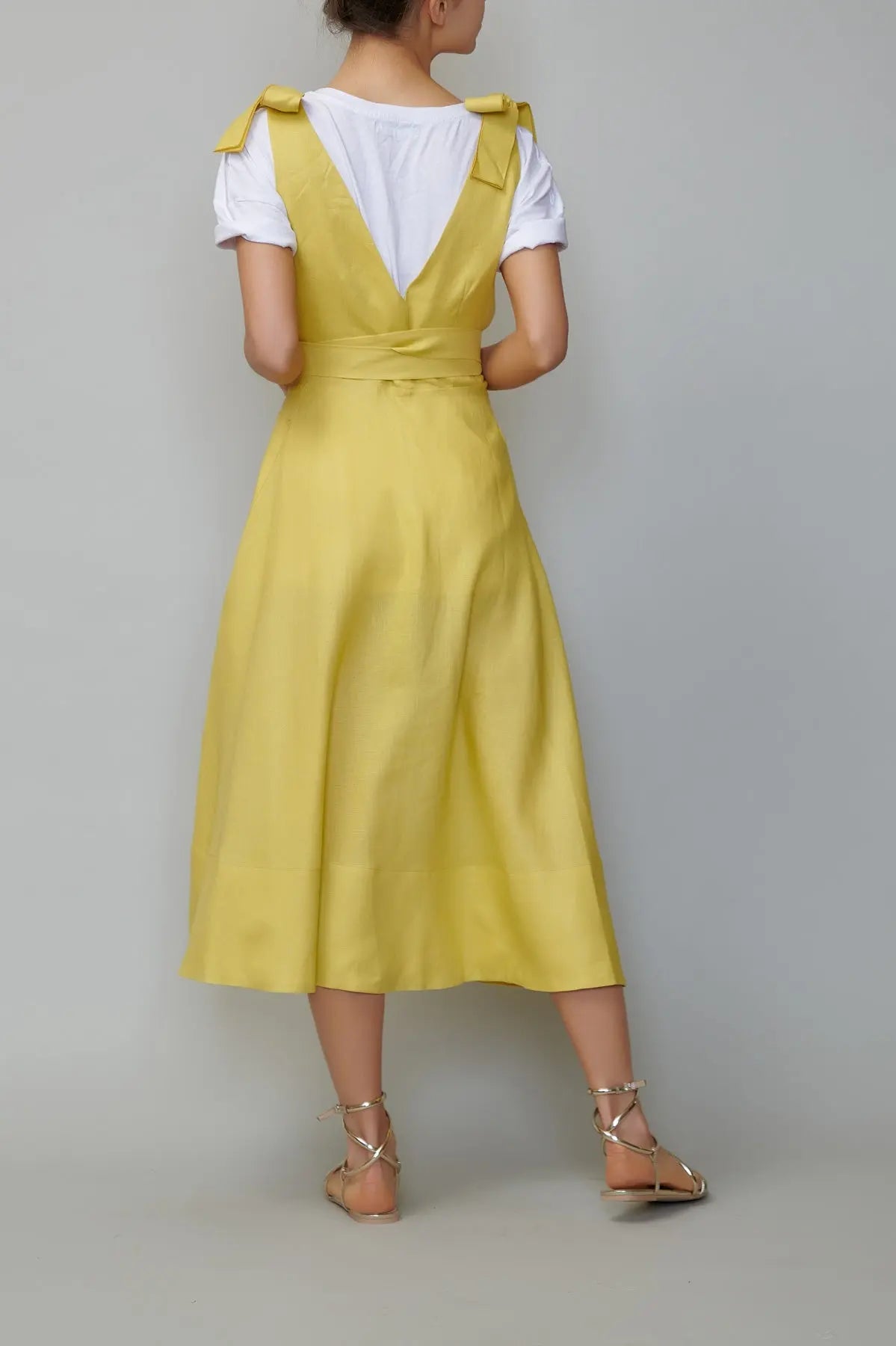 Sarafan din in galben milla milla