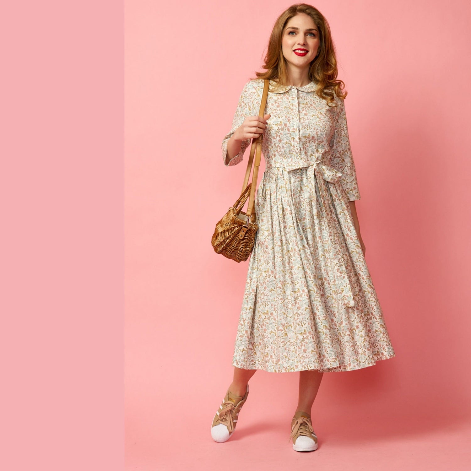 Rochii midi de toamna din bumbac 100%