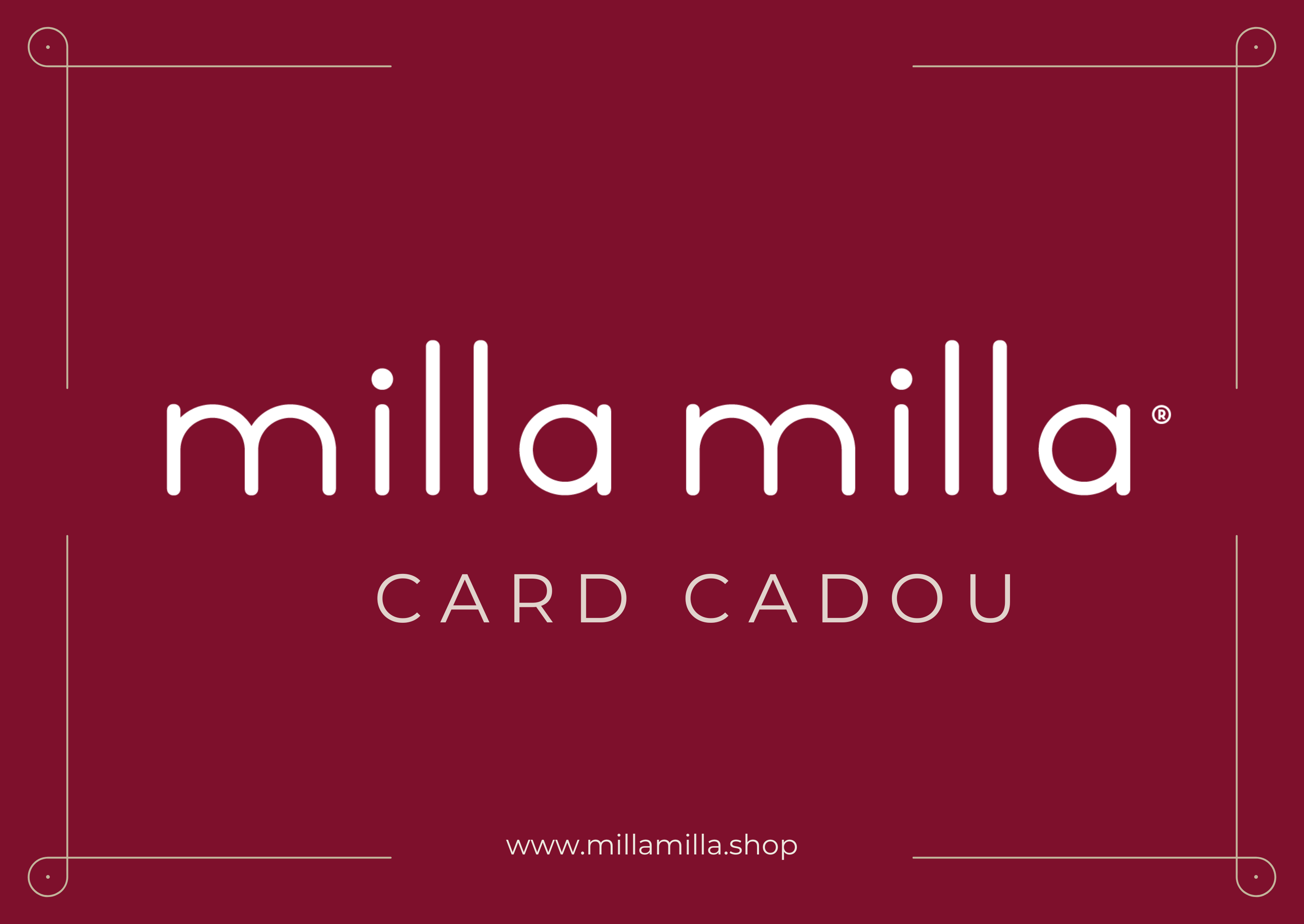Card Cadou Milla Milla