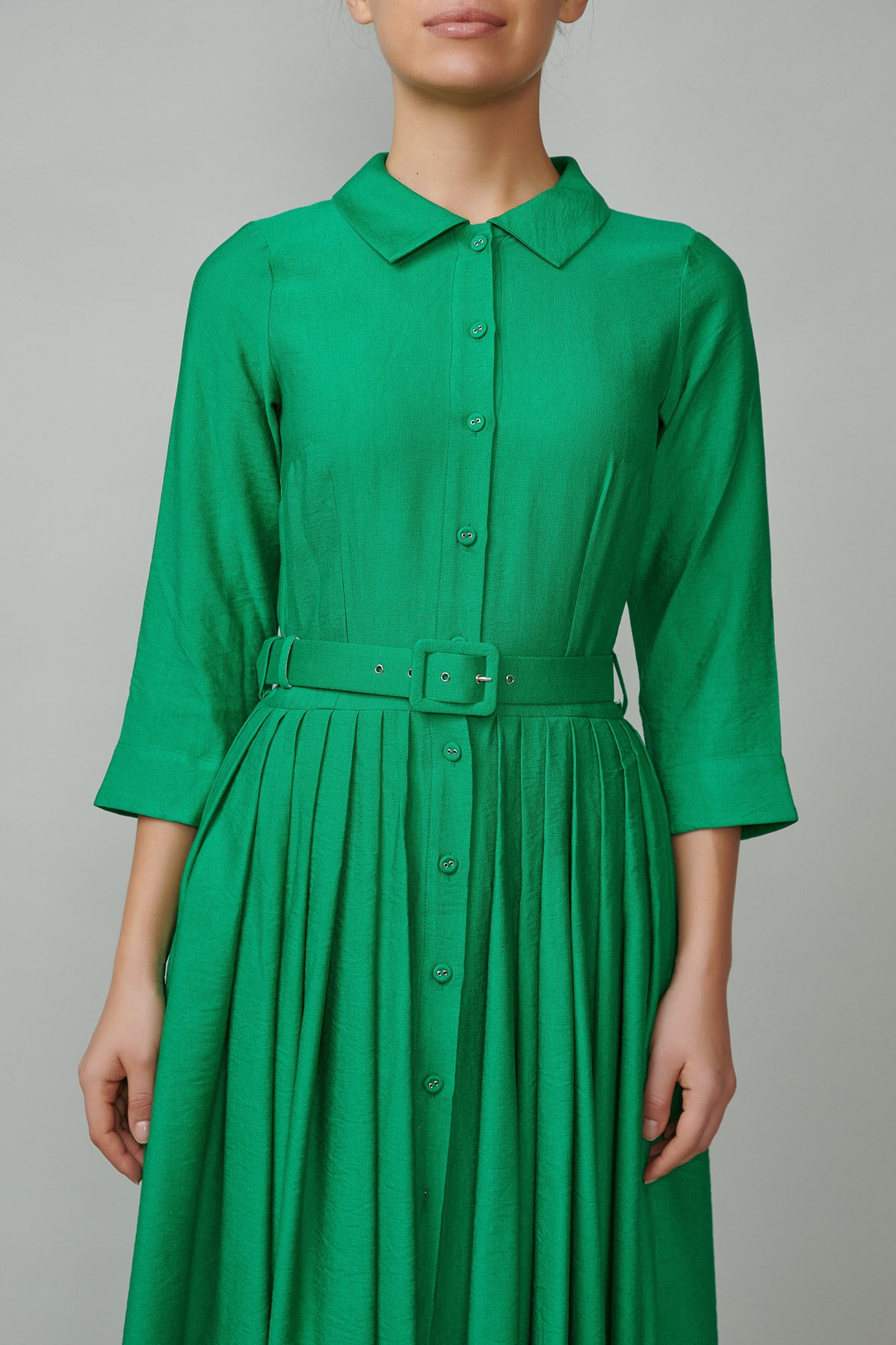 Rochie camasa verde