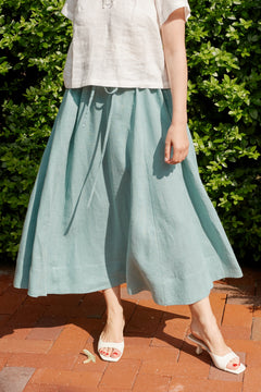 Fusta Midi din In Verde Menta