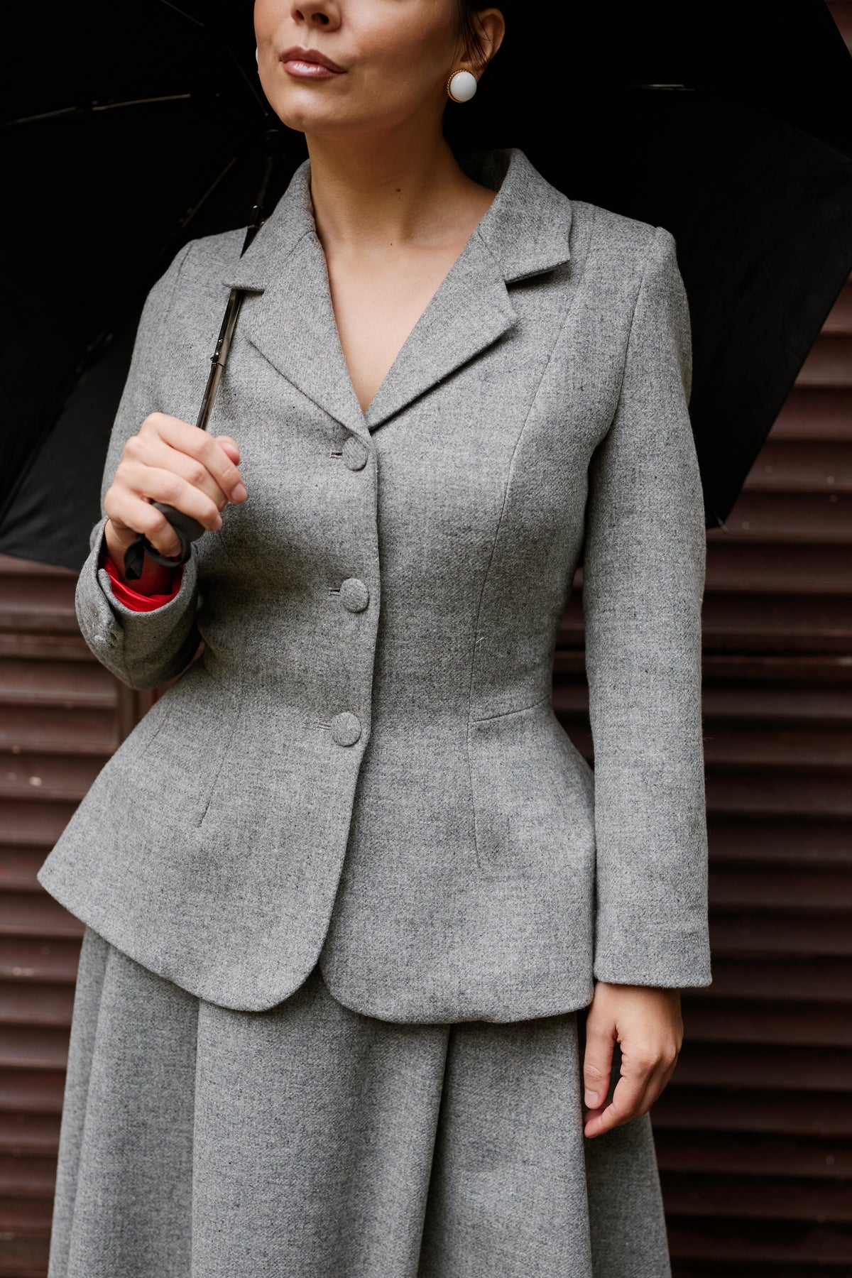 Wool Blazer, Magenta