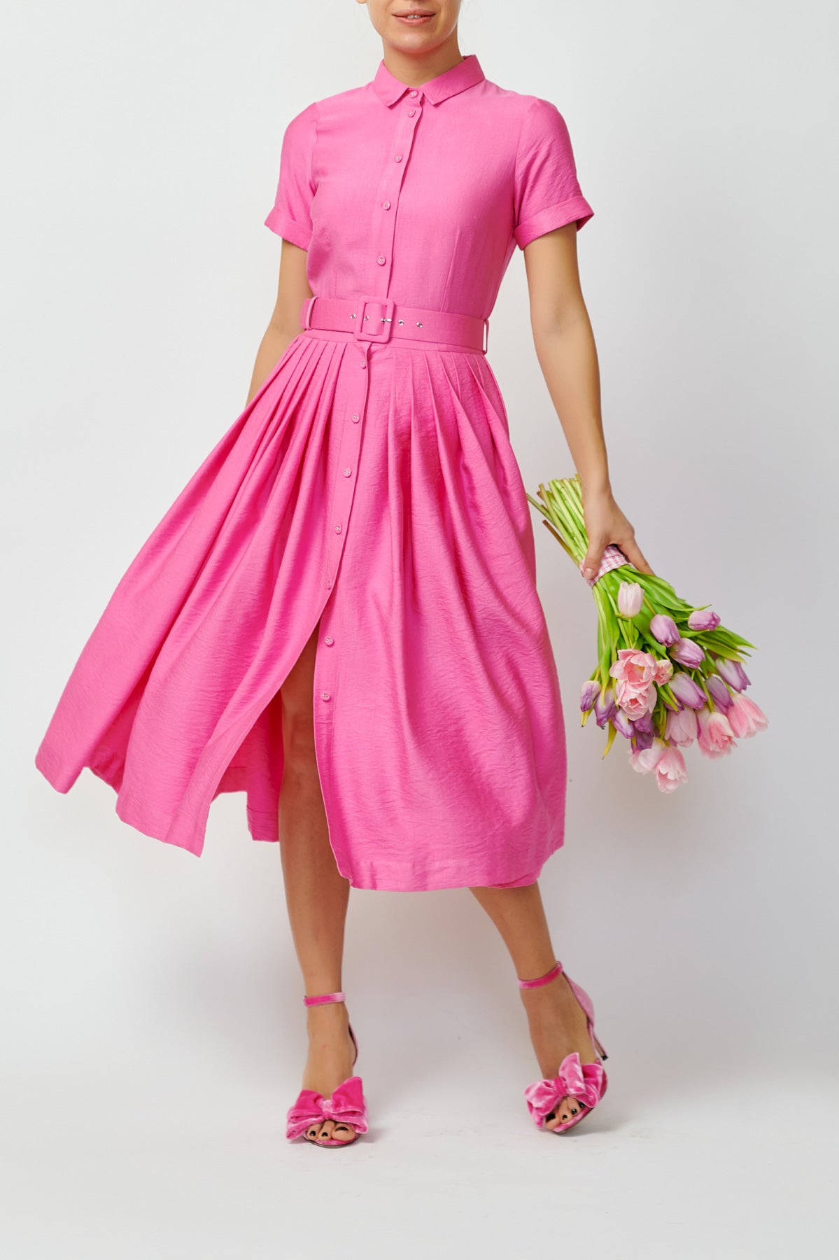 Rochie camasa roz