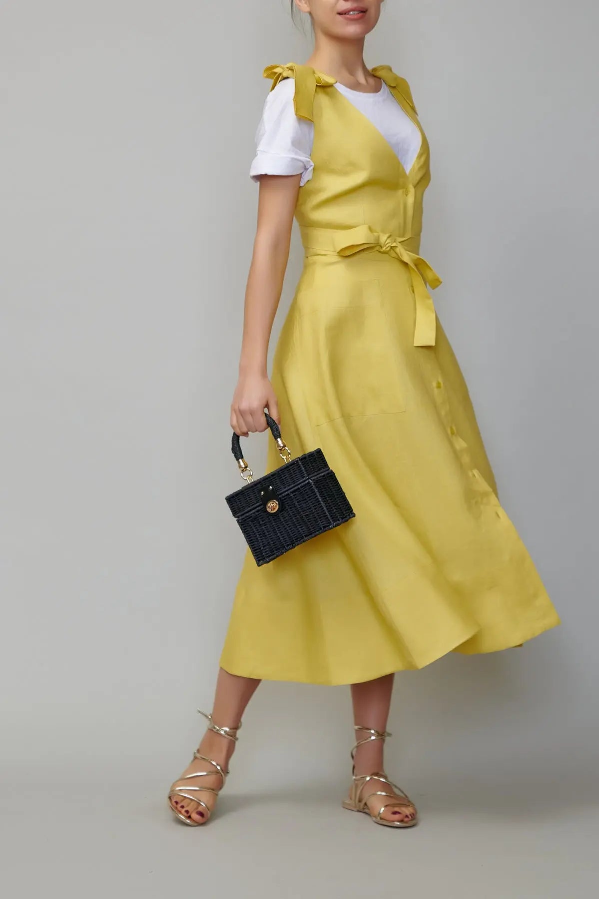 Sarafan din in galben milla milla