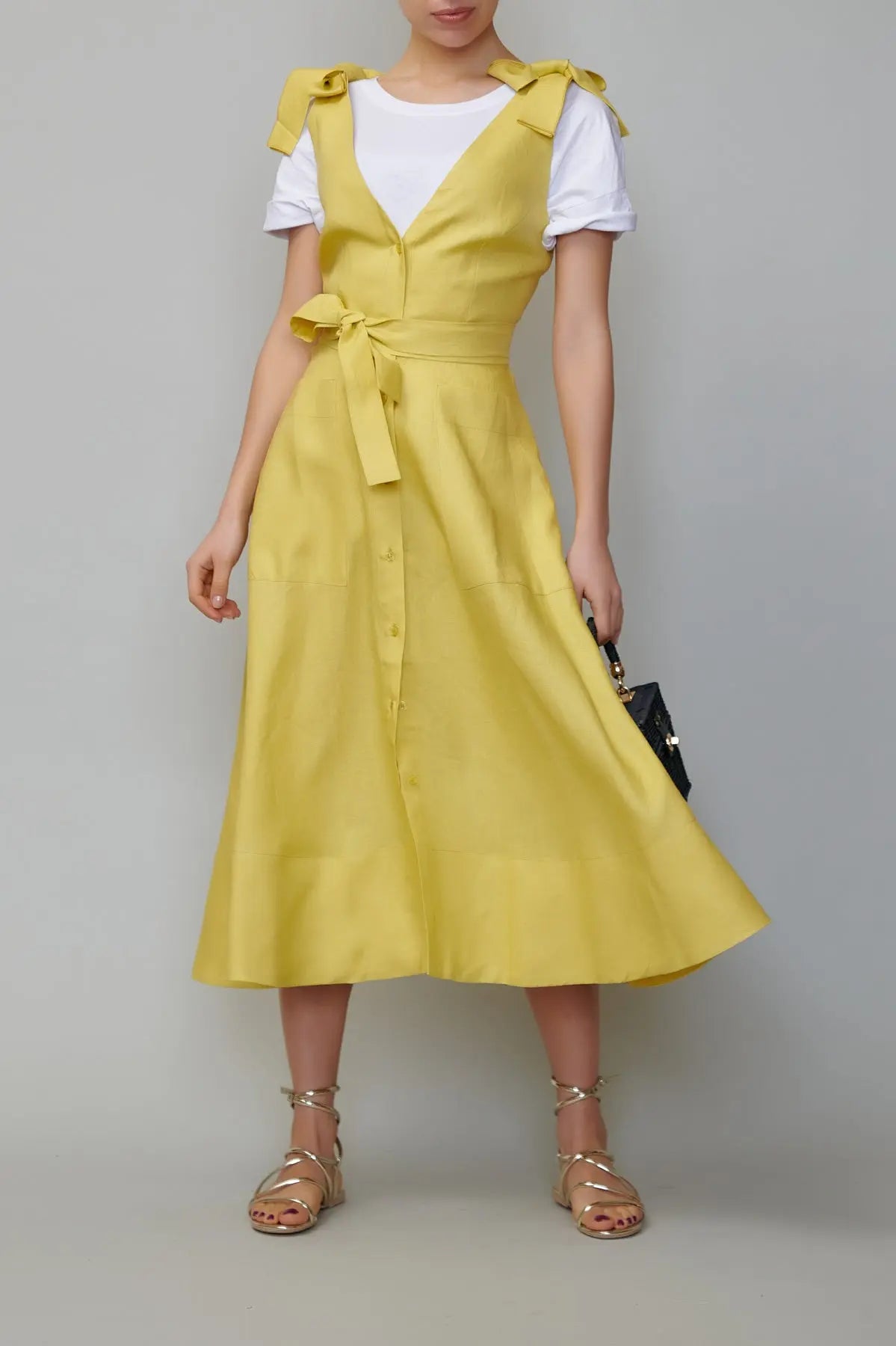 Sarafan din in galben milla milla