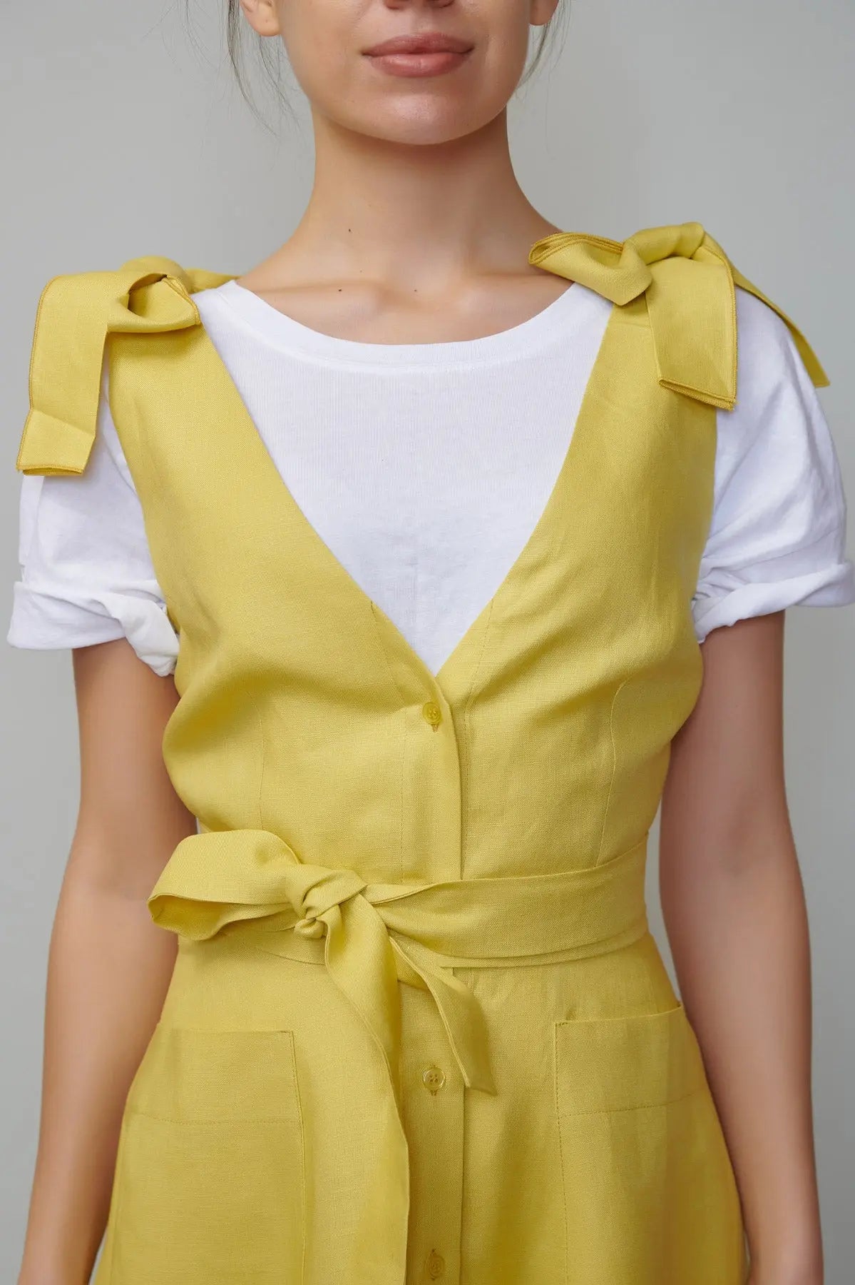 Sarafan din in galben milla milla