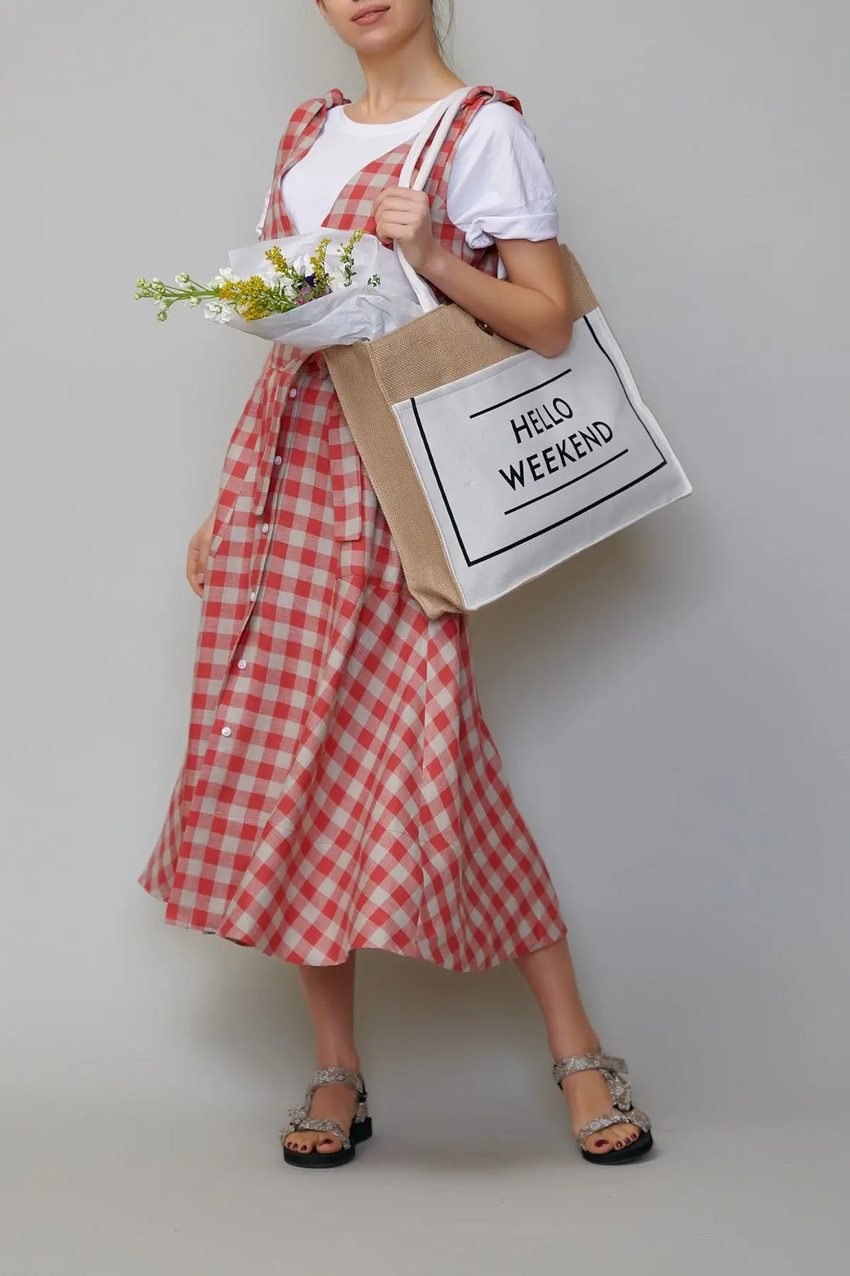 Sarafan din in în carouri rosii milla milla